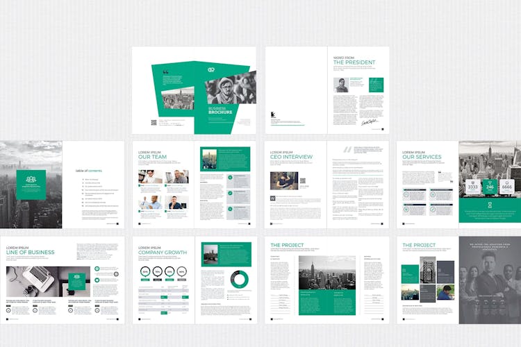 The Stylish elegance brochure template