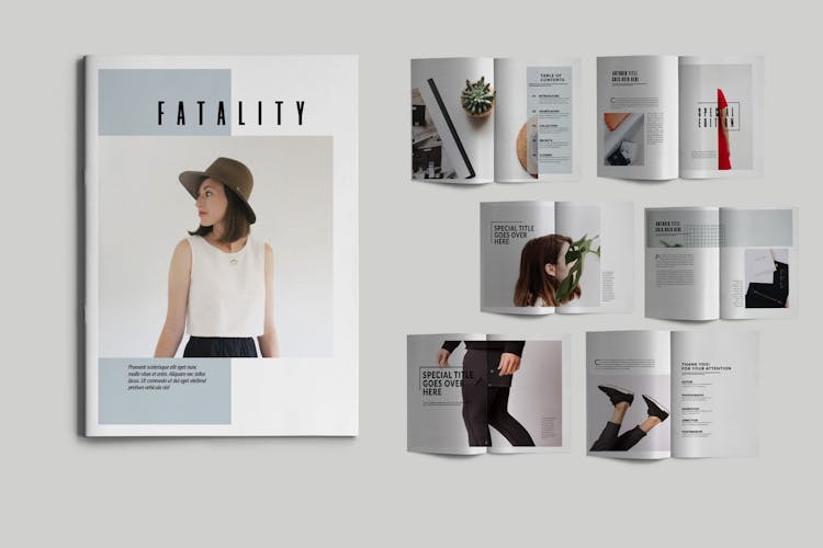 Fashion Related Brochure Template