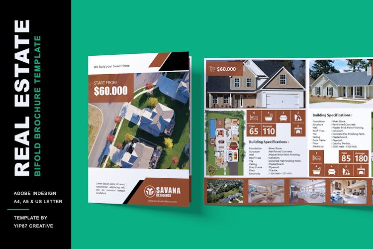 Real Estate and property Bifold Brochure