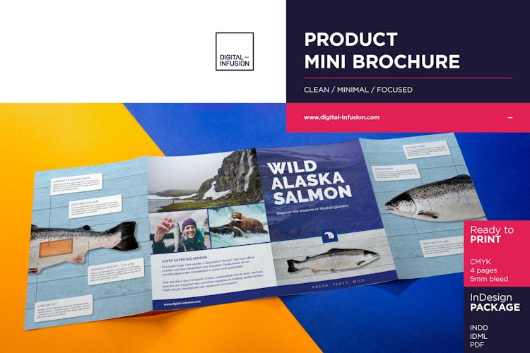 Product Mini Brochure template