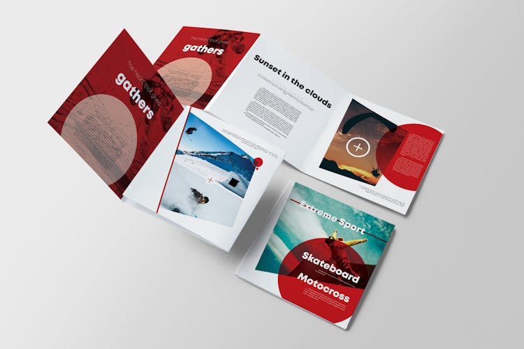 Extreme Sport Trifold Template
