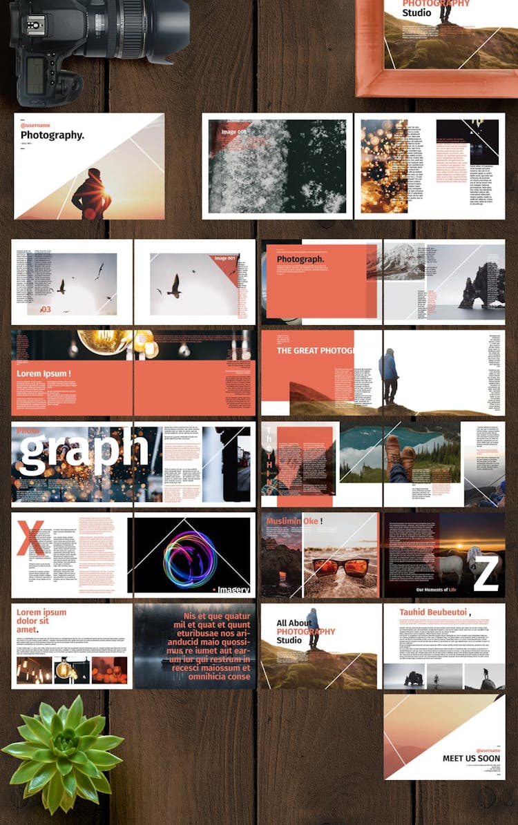 InDesign Portfolio Template Preview