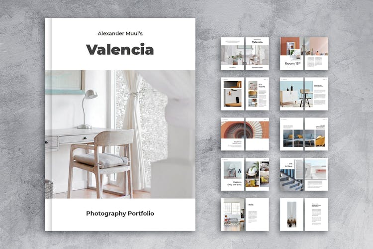 InDesign Portfolio Template Preview