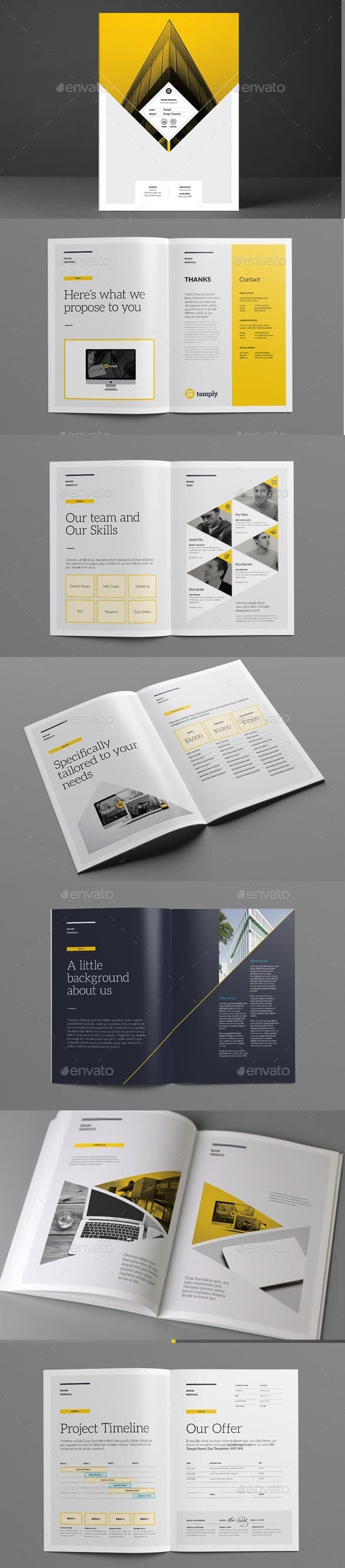InDesign Portfolio Template Preview