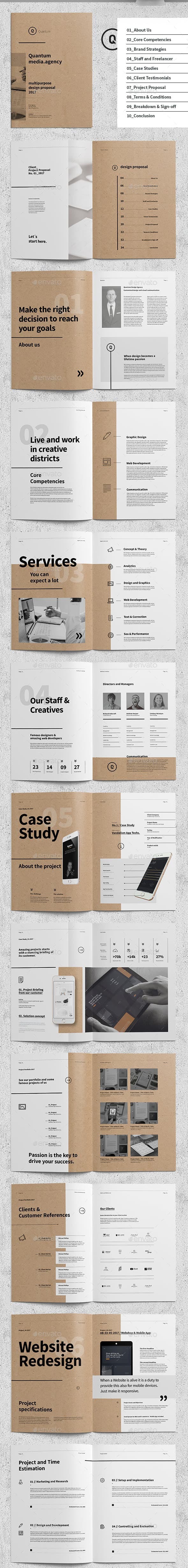InDesign Portfolio Template Preview