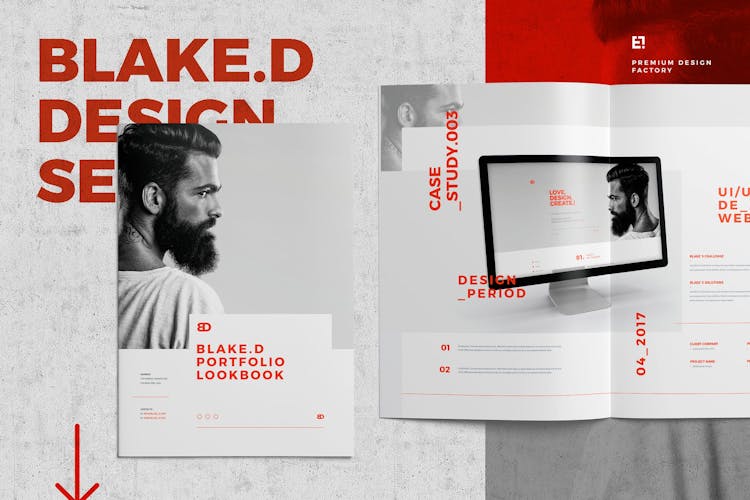 InDesign Portfolio Template Preview